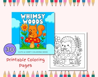 KAWAII COLORING PAGES