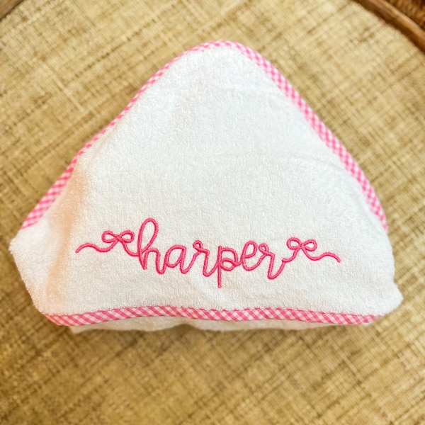 Baby hooded towel, children’s bath towel, personalized towel, girls hooded towel, boys hooded towel