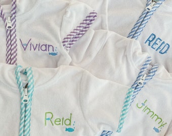 Personalized children’s pool or beach coverup, kids towel