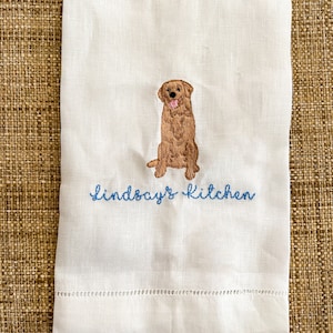 Dog Hand Towel Etsy