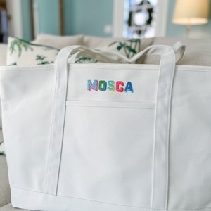 Personalized canvas tote image 1