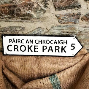 Croke Park Cast Iron Sign - Large