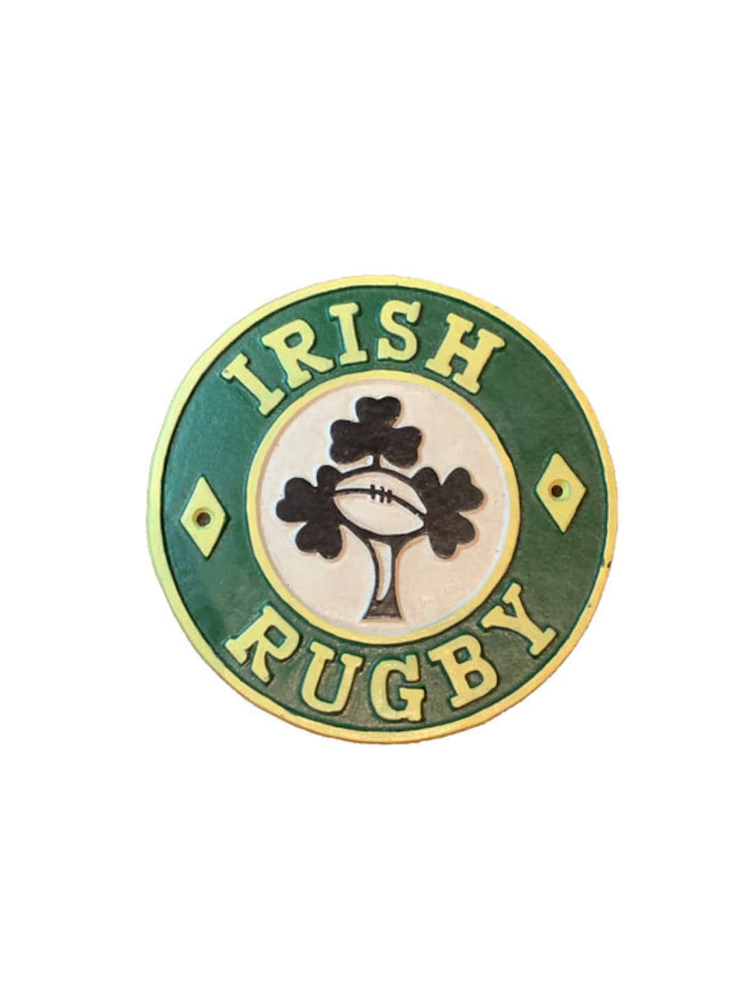 Irish Rugby Cast Iron Sign - Etsy