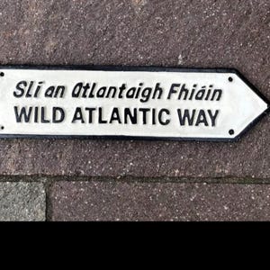 Wild Atlantic Way Cast Iron Sign - Large