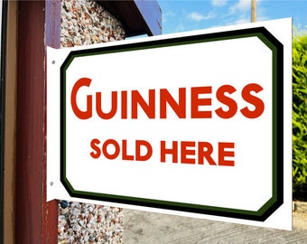 Plaque publicitaire motif guinness neuf - Décoration