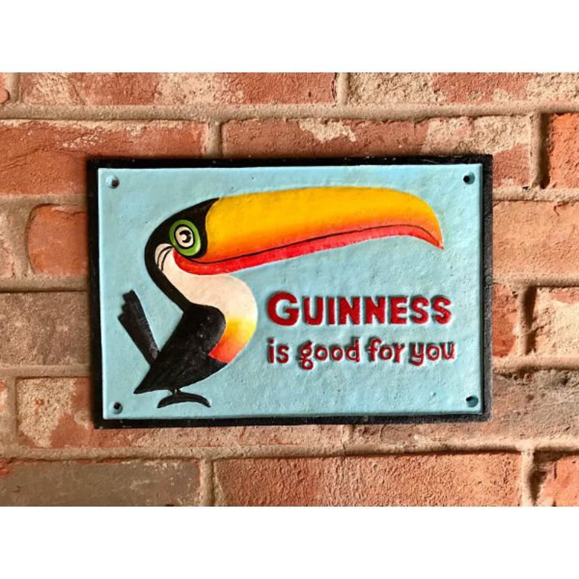 Guinness Lovely Day For A Guinness Wall Plaque 3D Toucan Weathervane - View #8