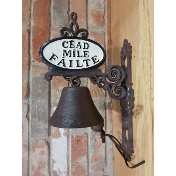 Cead Mile Failte Cast Iron Bell