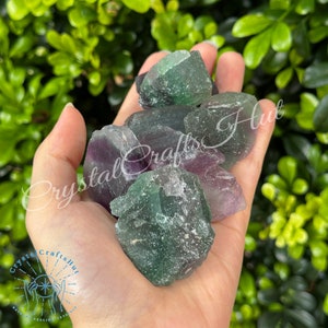 Rainbow Fluorite Raw Stones Natural Rough Fluorite Quartz Crystal Gemstones Rock Stones Raw Crystal Best DIY Gift Raw Stones for Jewelry
