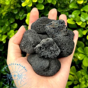 Aromatherapy - Friendly Natural Lava Volcanic Raw Stone Quartz - Mineral Specimen - Perfect for Essential Oils and Home Decor - Unique Gift