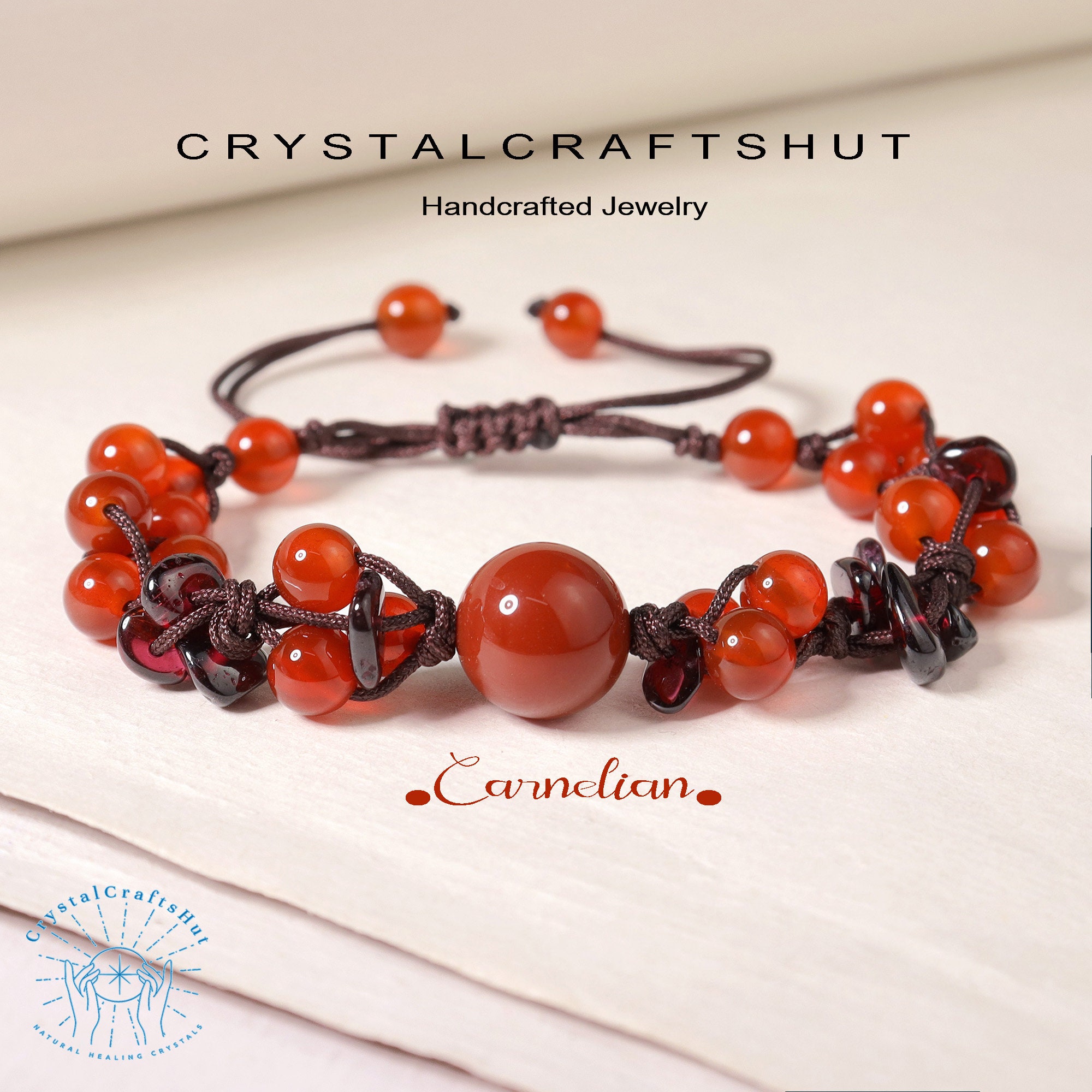 Carnelian Anklet - Etsy