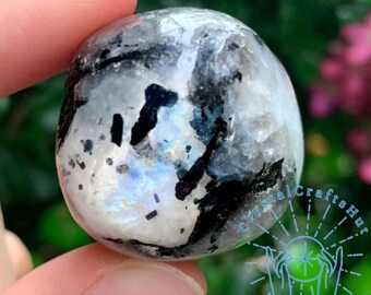 Moonstone Stone 1-1.2" Raw Rainbow Moonstone Gemstone Essence Grounding Stone Natural Rough Bling Moonstone Crystal Collection Home Decor
