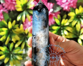 Natural Moonstone Obelisk Tower Wand Moonstone Gemstone Point Mineral Specimen AAA+ Mini Energy Crystal Tower Home Decor Stone Crystal Gift