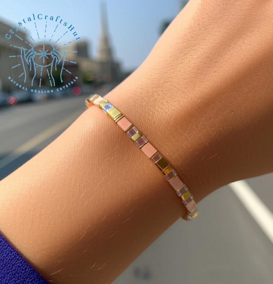 Tila Stretch Bracelet - Pink Lemonade main image 1