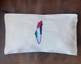 Hand Embroidered Pouch - Palestine