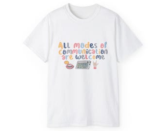 All Modes of Communication Speech Therapy Shirt, SLP Shirt, Therapist Gift, Speech Therapist Gift, SLP Gift