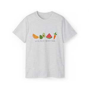 Lets Play With Food Shirt, Occupational Therapy Shirt, COTA Shirt, Therapist Gift, Speech Therapist Shirt, Feeding Therapy Shirt