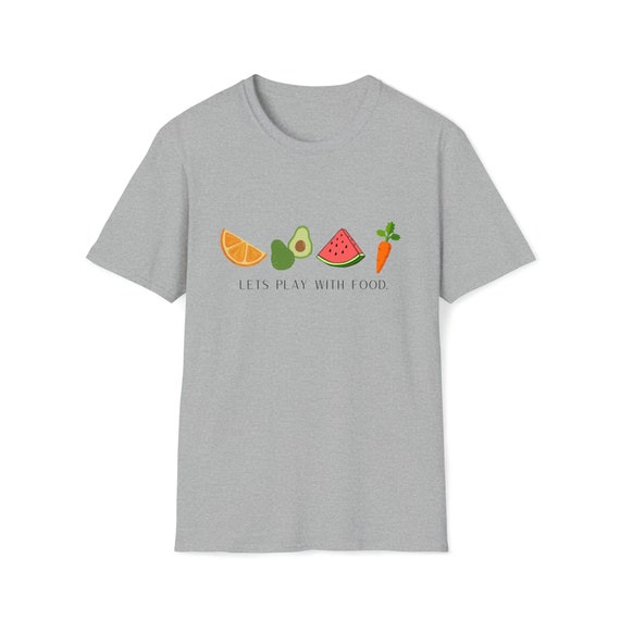 Let's Play with Food shirt, Feeding Therapy Shirt, Speech Therapy Shirt, Occupational Therapy Shirt, Therapist Gift, Pediatric Therapist