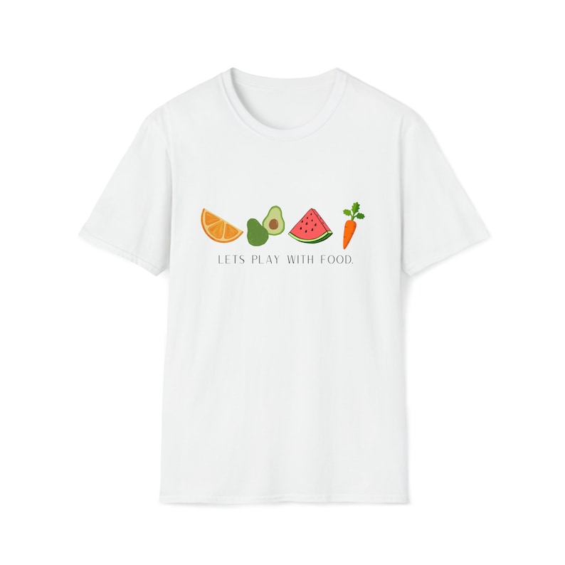 Let's Play with Food shirt, Feeding Therapy Shirt, Speech Therapy Shirt, Occupational Therapy Shirt, Therapist Gift, Pediatric Therapist image 7