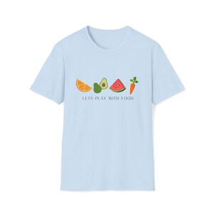 Let's Play with Food shirt, Feeding Therapy Shirt, Speech Therapy Shirt, Occupational Therapy Shirt, Therapist Gift, Pediatric Therapist image 4