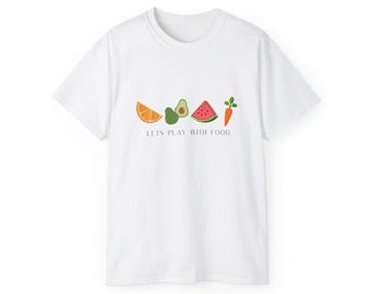 Lets Play With Food Shirt, Occupational Therapy Shirt, COTA Shirt, Therapist Gift, Speech Therapist Shirt, Feeding Therapy Shirt
