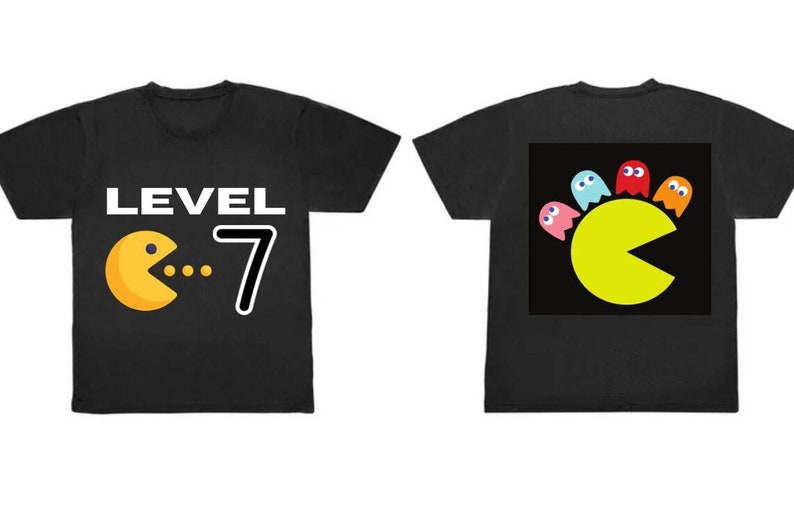 Gamer Birthday Shirt Svg, Pacman Svg, Bundle Svg, Video Game Birthday