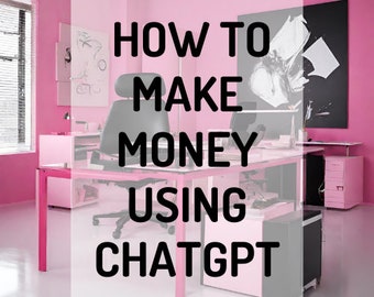 How to make money with chatGPT digital download. MRR master resell rights, PLR private label rights. Resell and keep 100% profits!