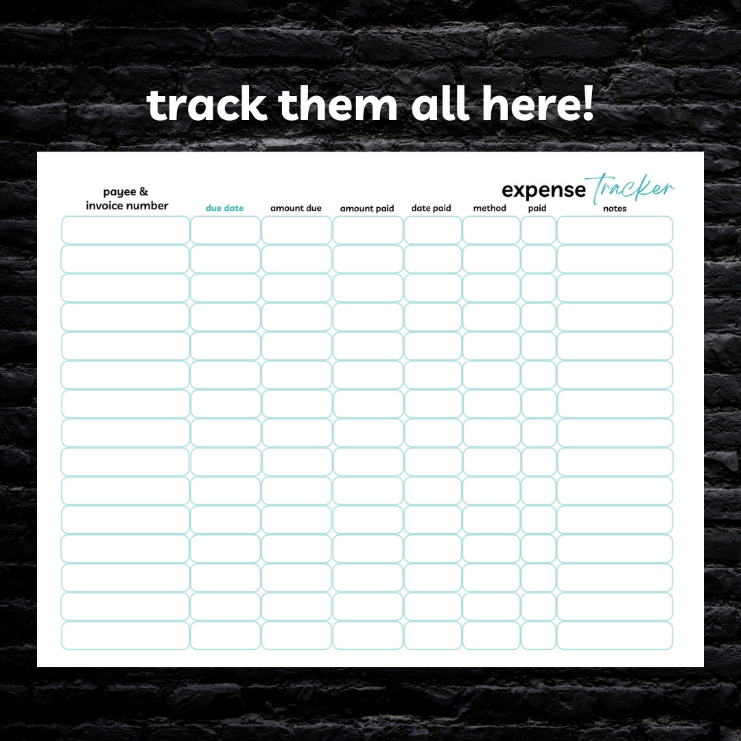 Editable Yearly Expense Tracker Printable Bill Payment - Etsy