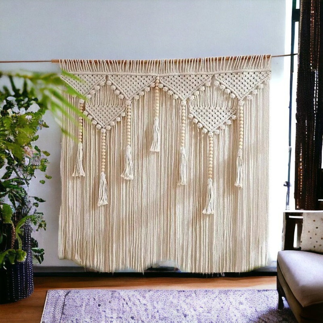 Extra Large Boho Wall Art Macrame Wall Hanging Woven Etsy