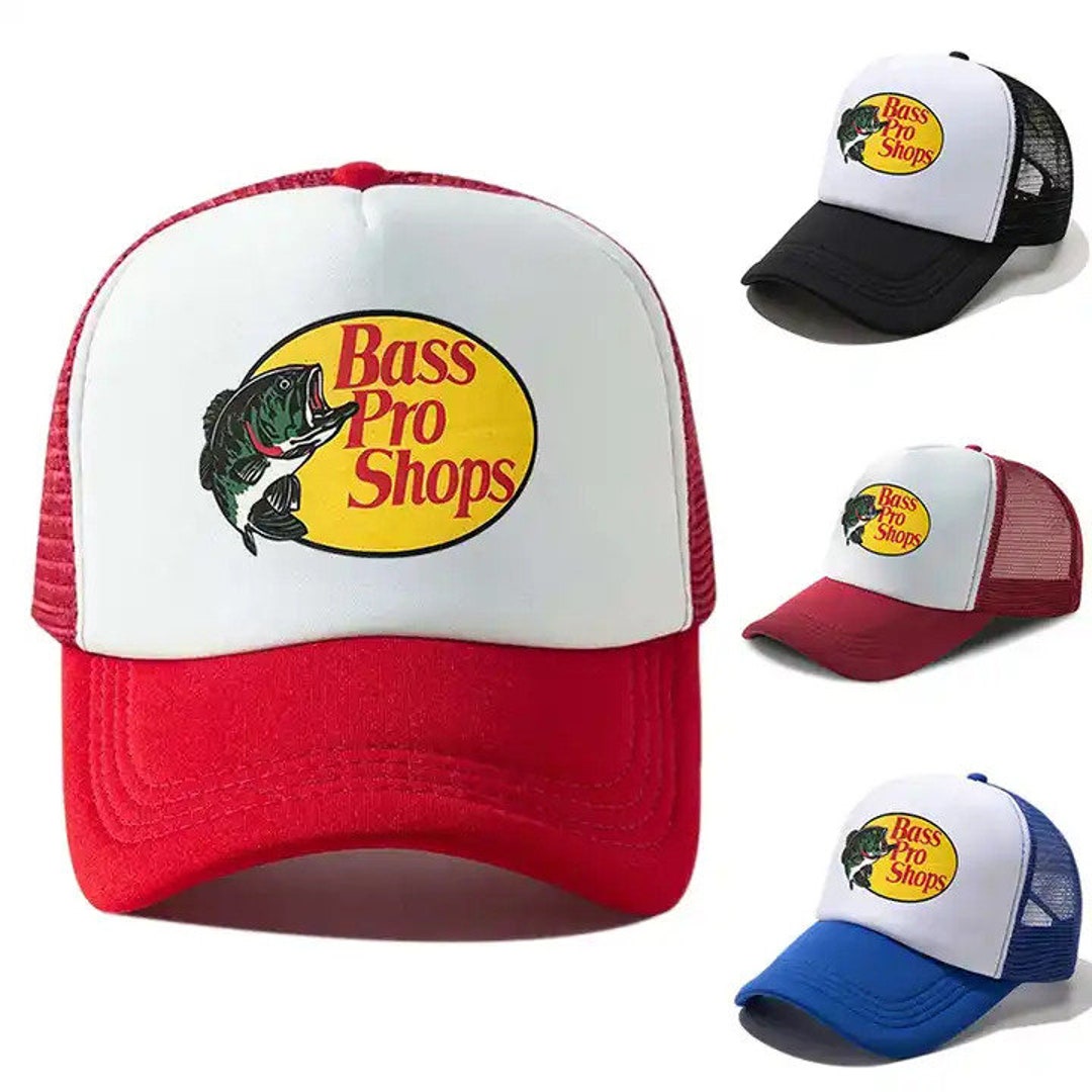 Bass Pro Shops Hat Outdoor Fishing Baseball Trucker Mesh Cap Adjustable