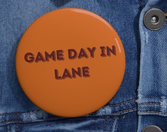 Virginia Tech Game Day Tailgate Buttons | Game Day Pins | College Football | Tailgate Buttons | Football Button | Gameday In Lane Pin I