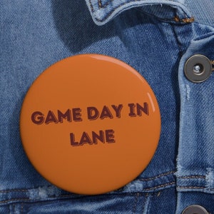 Virginia Tech Game Day Tailgate Buttons | Game Day Pins | College Football | Tailgate Buttons | Football Button | Gameday In Lane Pin I