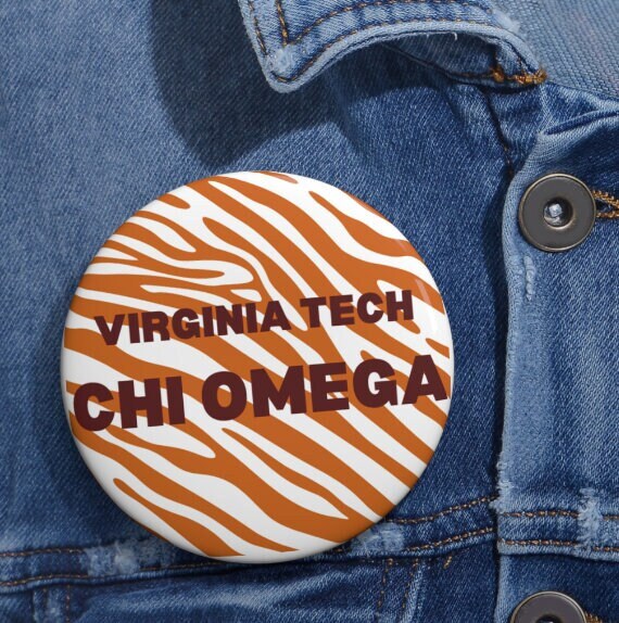 Virginia Tech Hokies 1-Inch Pinback Button – Football Team Fan Gear