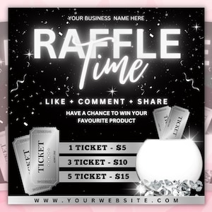 Raffle Flyer, Raffle Ticket Flyer, Giveaway Flyer, Hair Raffle Flyer, Braids Raffle Flyer, Lash Raffle flyer, Social Media Flyer, Editable