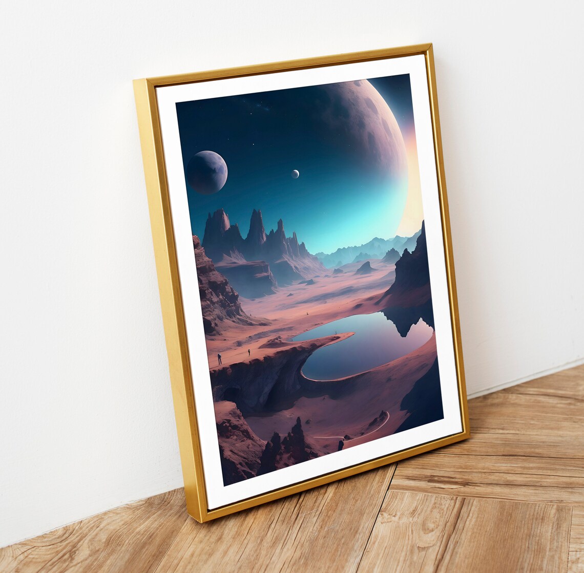 Outer Worlds Space Landscape Printable Space Wall Art Etsy