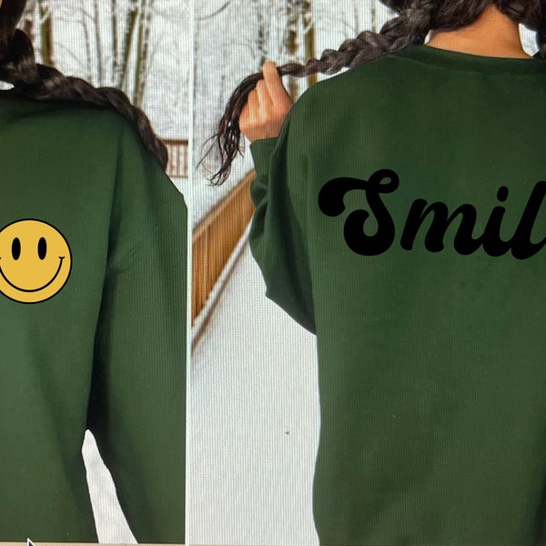 Face Sweatshirt,Lighting Bolt Face Sweatshirt,Trendy Sweatshirt,Happy Face Sweatshirt,Think positive sweatshirt,Retro Hoodie.