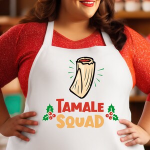 Personalized Tamale Making Crew Apron, Tamale Crew Apron, Christmas Apron, Christmas Lights Apron, Tamale Apron, Christmas Gift, Tamales