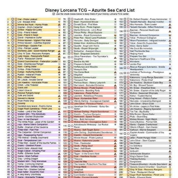 disney lorcana azurite sea card list price Amazon.com: Ravensburger Disney Lorcana TCG: Azurite Sea Booster Pack  Display | 24 Packs with 12 Trading Cards Each | Ideal for Collectors &  Disney Fans main image 1