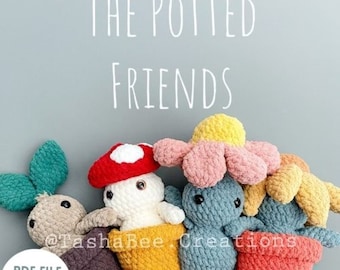 The Potted Friends CROCHET PATTERN