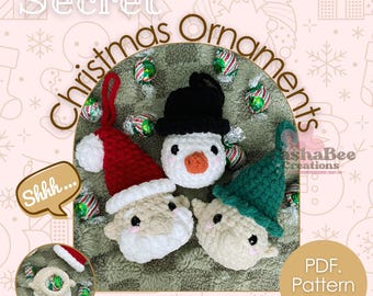 Secret Christmas Ornament Crochet Pattern