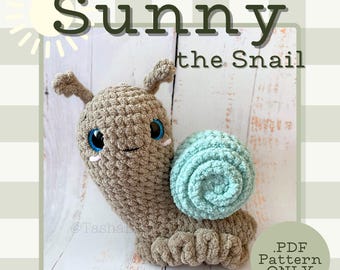 Sunny The Snail CROCHET PATTERN