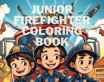 Firefighter Coloring Book for Kids