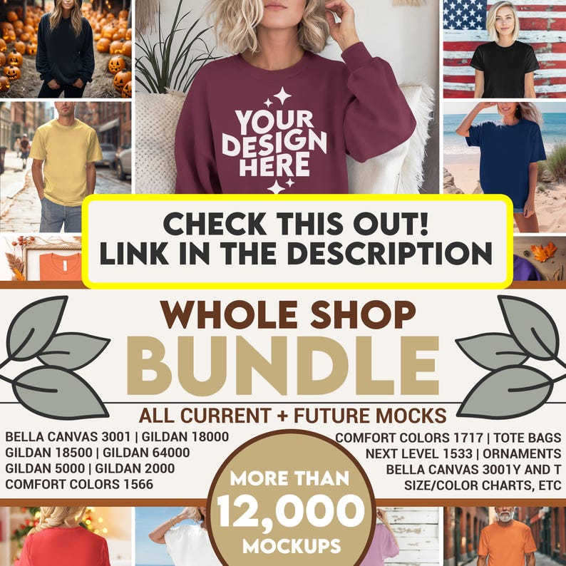 Gildan 18500 Mockup Weihnachtsdekor Rote brünette Frau Hoodie Mockup, Gildan Sweatshirt Mockup, junge Erwachsene Mode Mockup Kleidung Bekleidung Bild 2