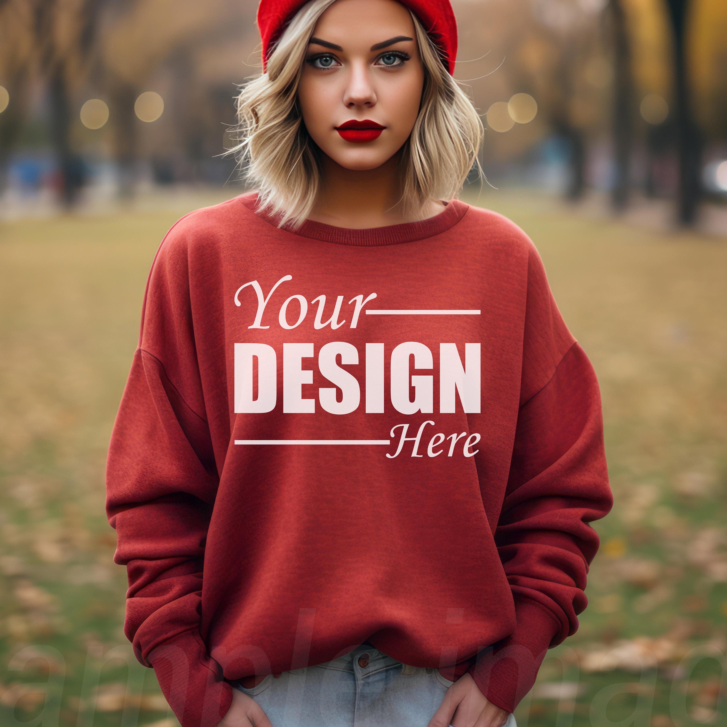 red louisville crewneck sweatshirt