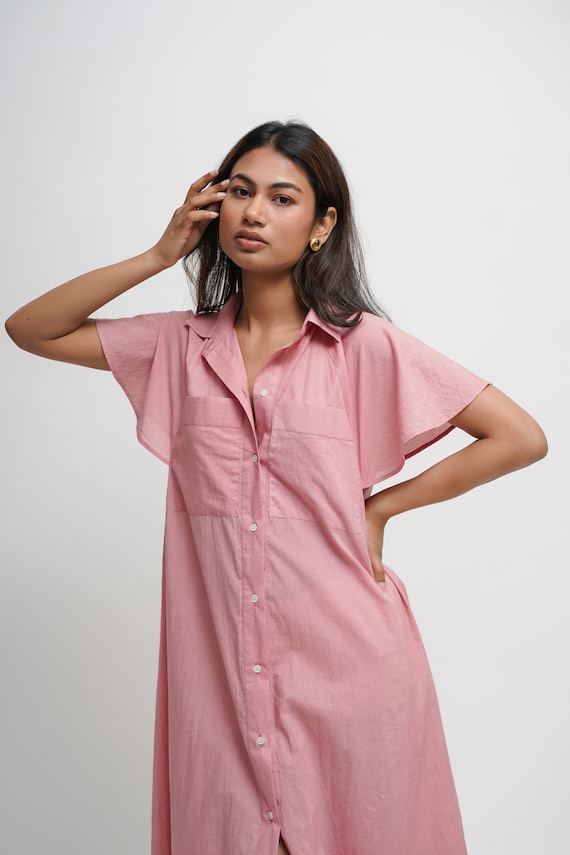 Organic Cotton Summer Shirt Dress, Buttoned Dress, Collared Midi Dress With Pockets, Boho Loose Dress, Vacation Outfit, Plus Size, Custom - Etsy UK Organic Cotton Summer Shirt Dress, Buttoned Dress, Collared Midi Dress With Pockets, Boho Loose Dress, Vacation Outfit, Plus Size, Custom - Etsy UK