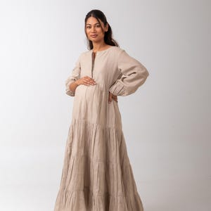 knee length dresses for ladies Leo Lin Women's Zara Shirt Midi Dress – Saint Bernard main image 0
