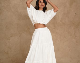 ● I AM MARI ● [Two-piece set] Duehr Linen Shirt Long Skirt il_1080xN.4654889497_ru8s.jpg