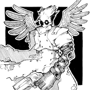 Lonely Gunman | Trigun 8.5” x 11” Art Print