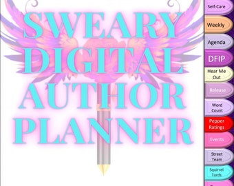 Digital Sweary Author Planner