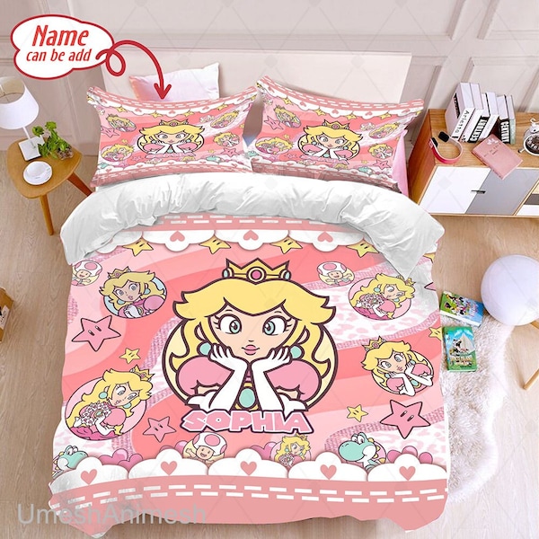 Peach Bedding - Etsy