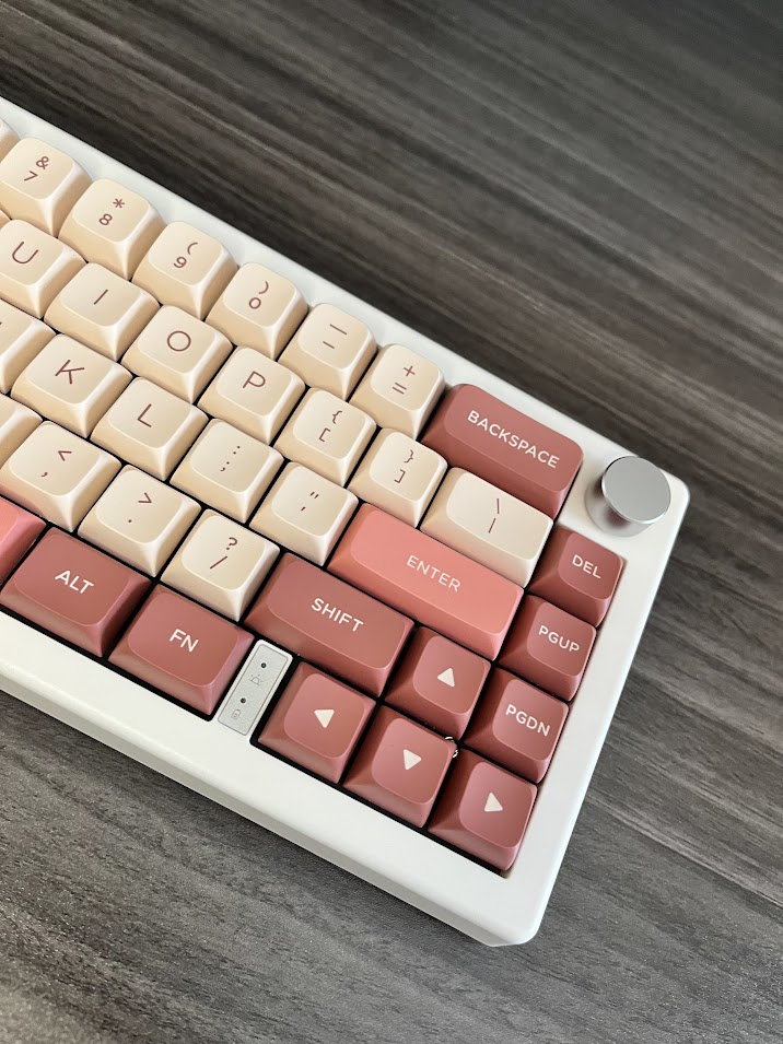 GMK67, Custom Keyboard, Hand Lubed Switches, Cute Keycaps, Office Appropriate, Creamy or Thocky